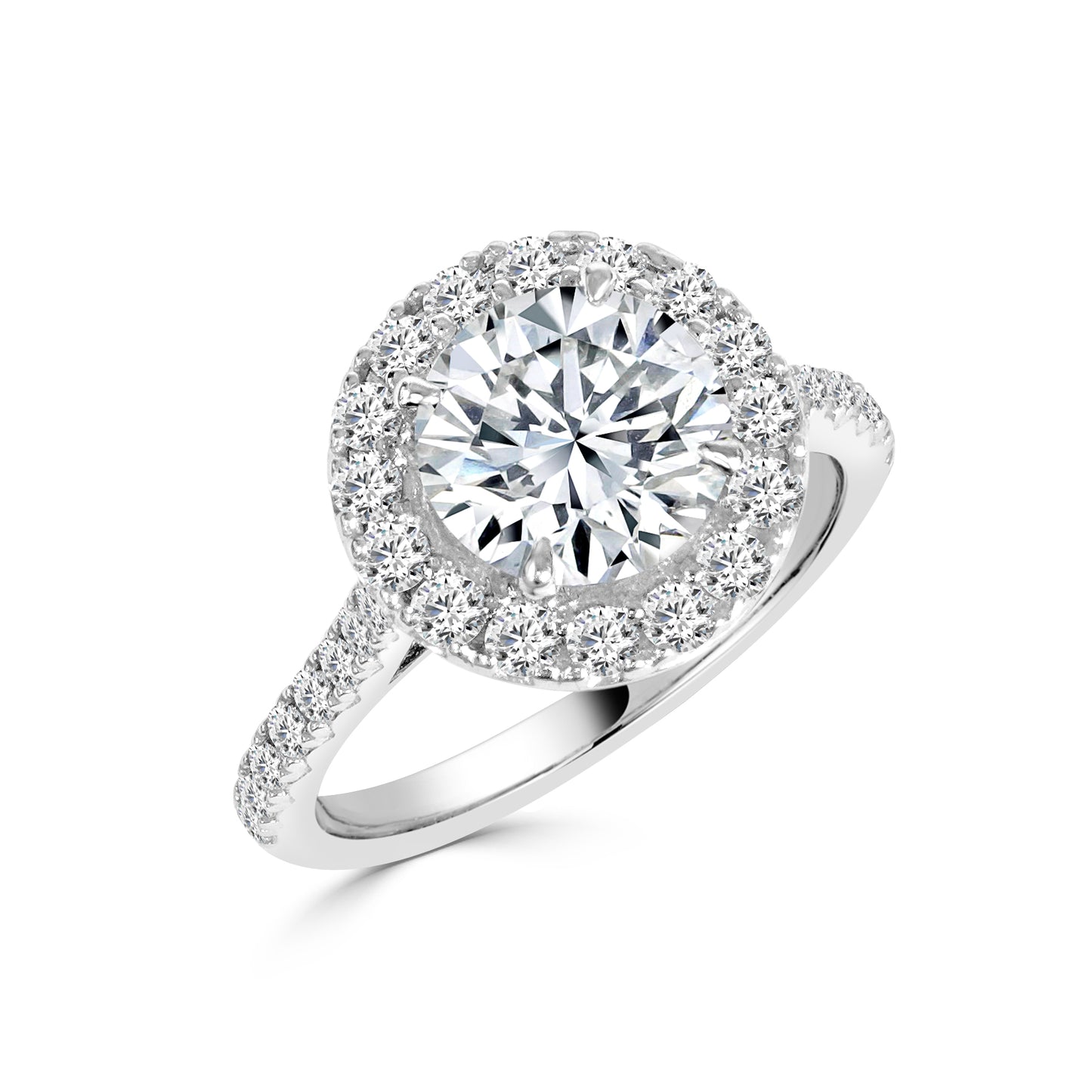 Freya - 2 Carat Natural Diamond Engagement Ring