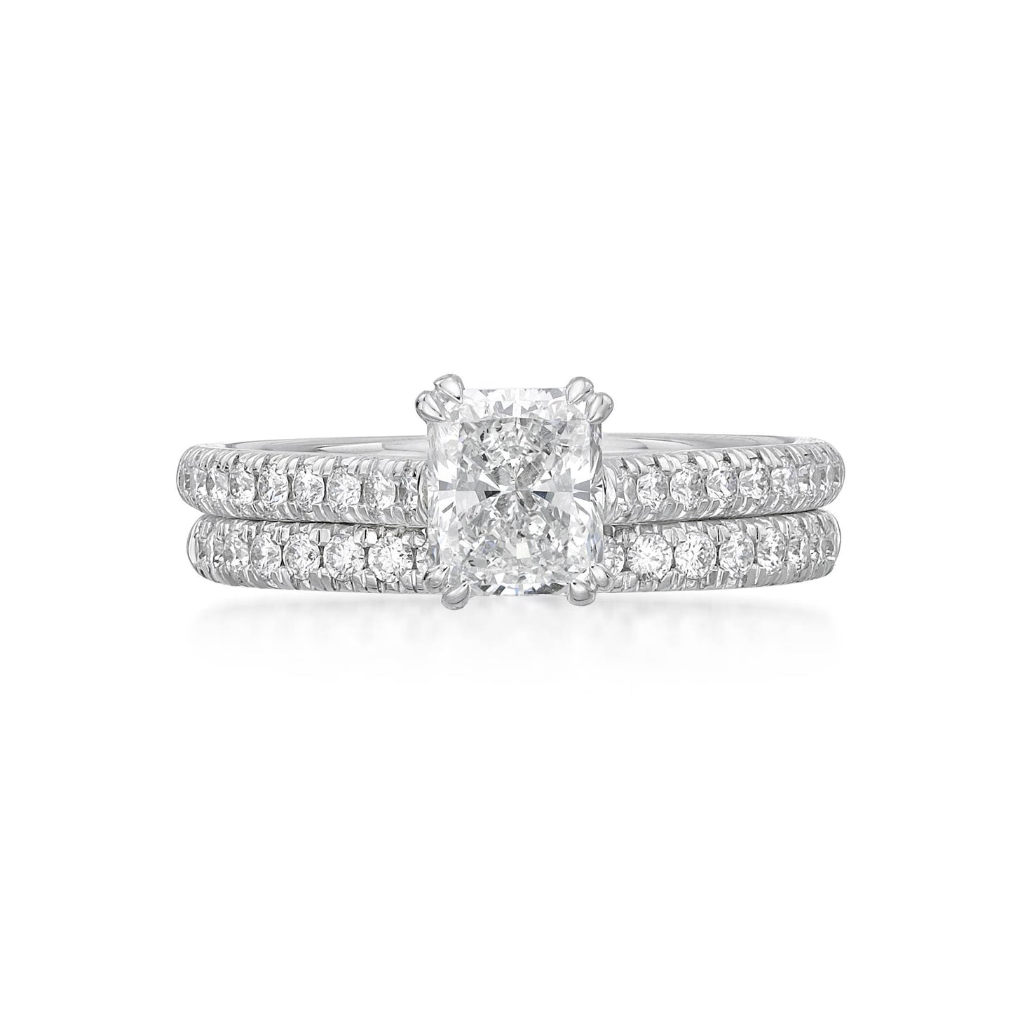 Venus - Emerald Cut Diamond Engagement Ring image 2