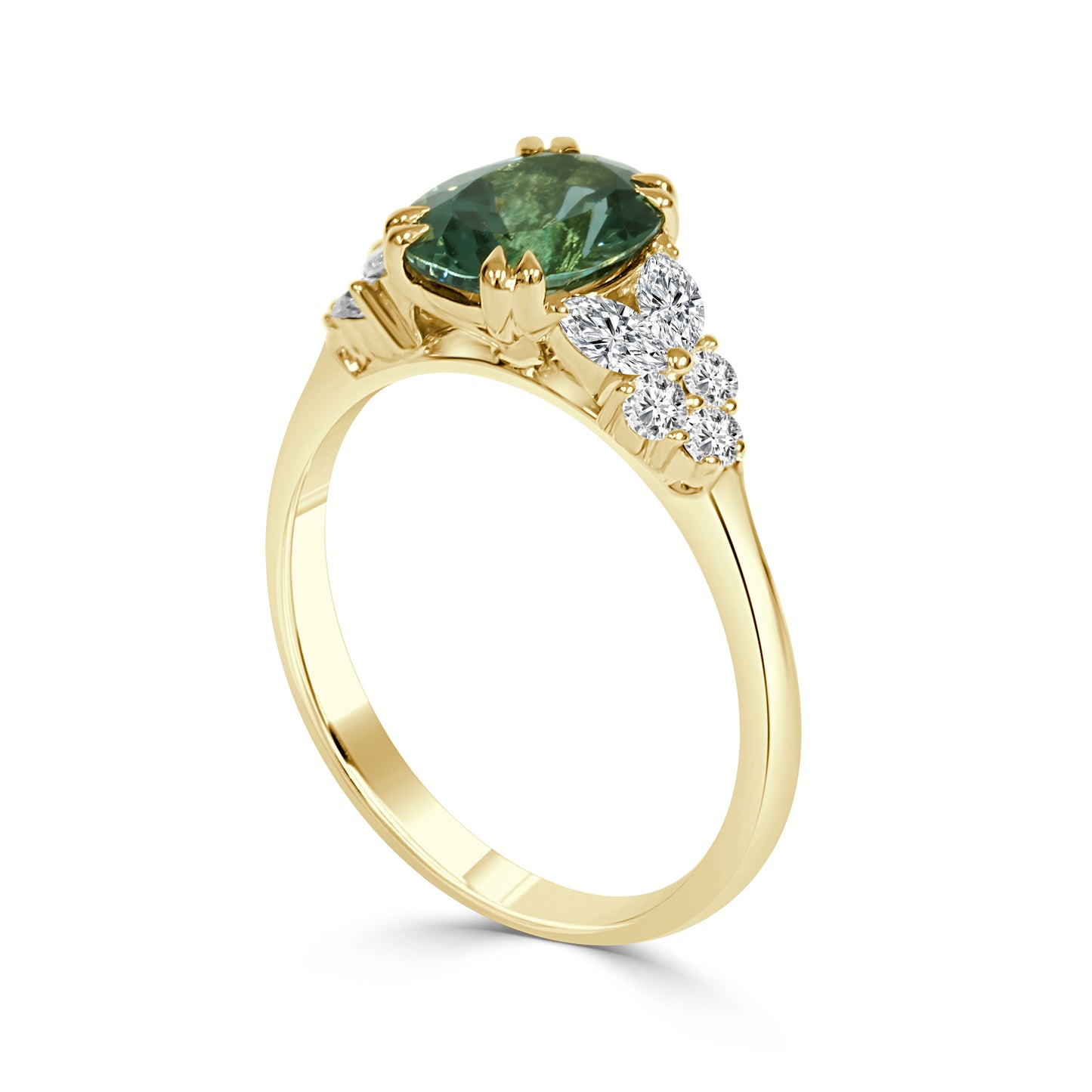 Green Tourmaline Dress Ring