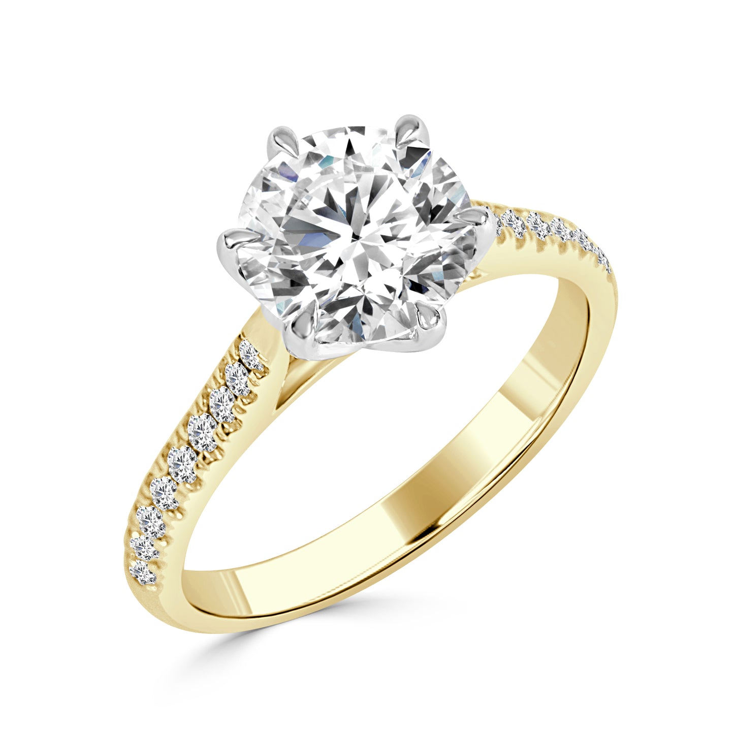 Eira - 2 Carat Lab Diamond Engagaement Ring