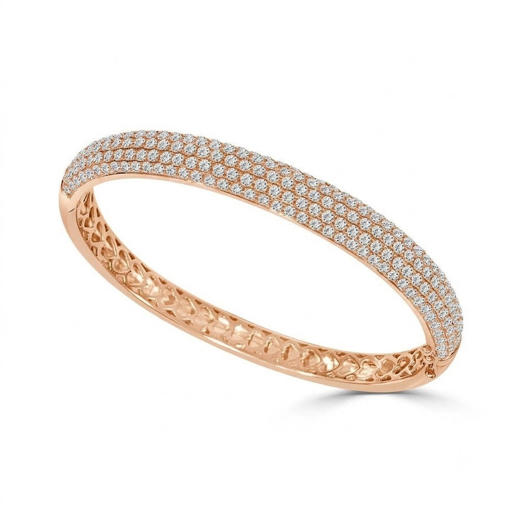 Pavé Set Diamond Bangle