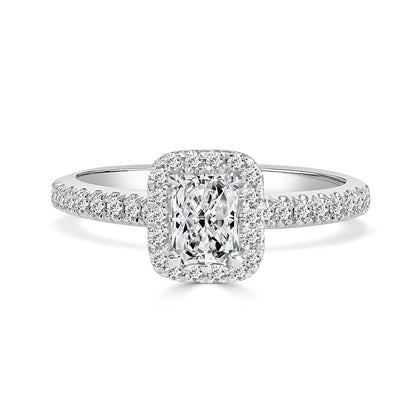 Estelle - Radiant Cut Natural Diamond Engagement Ring