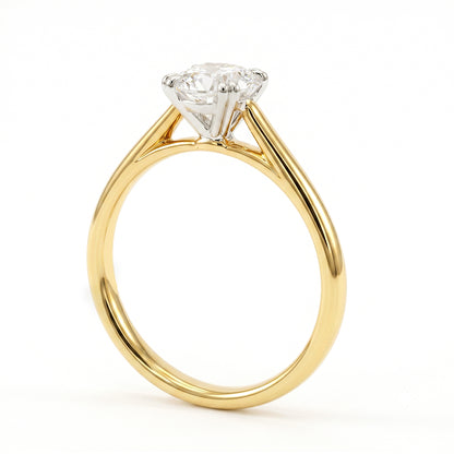 Zaniah - 1 Carat Natural Diamond Engagement Ring