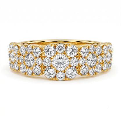Round Brilliant Cut Diamond Dress Ring