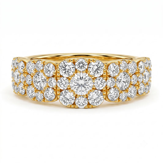 Round Brilliant Cut Diamond Dress Ring