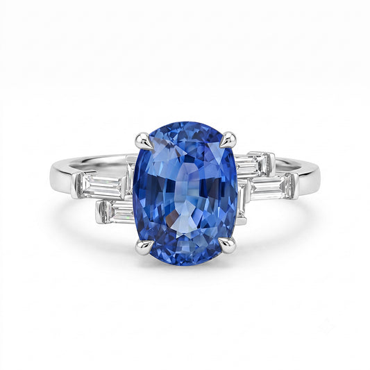 Sapphire & Diamond Dress Ring