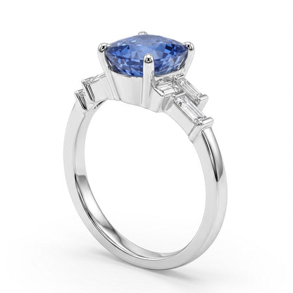 Sapphire & Diamond Dress Ring