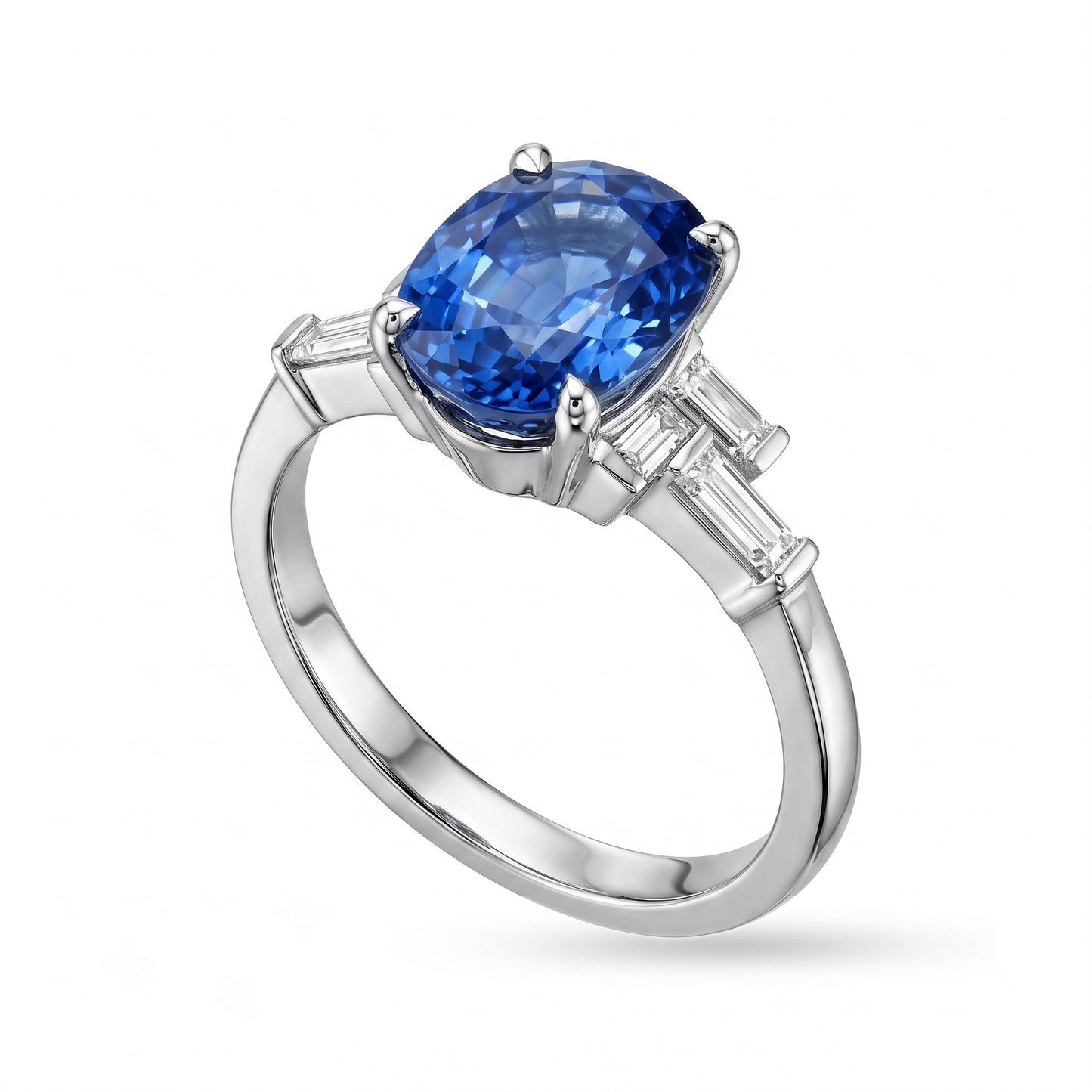 Sapphire & Diamond Dress Ring
