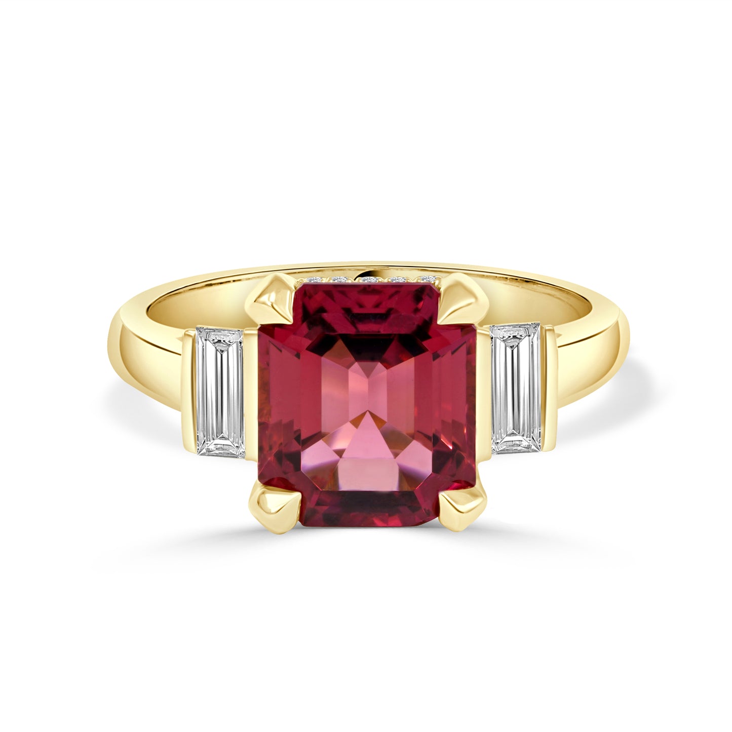 Rubelite and Diamond Dress Ring