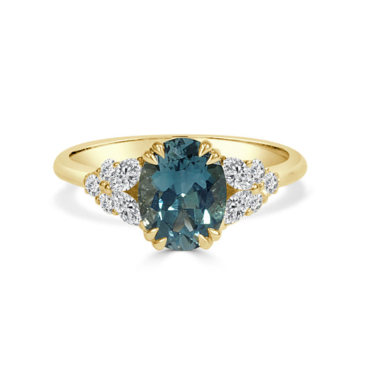 Green Tourmaline Dress Ring
