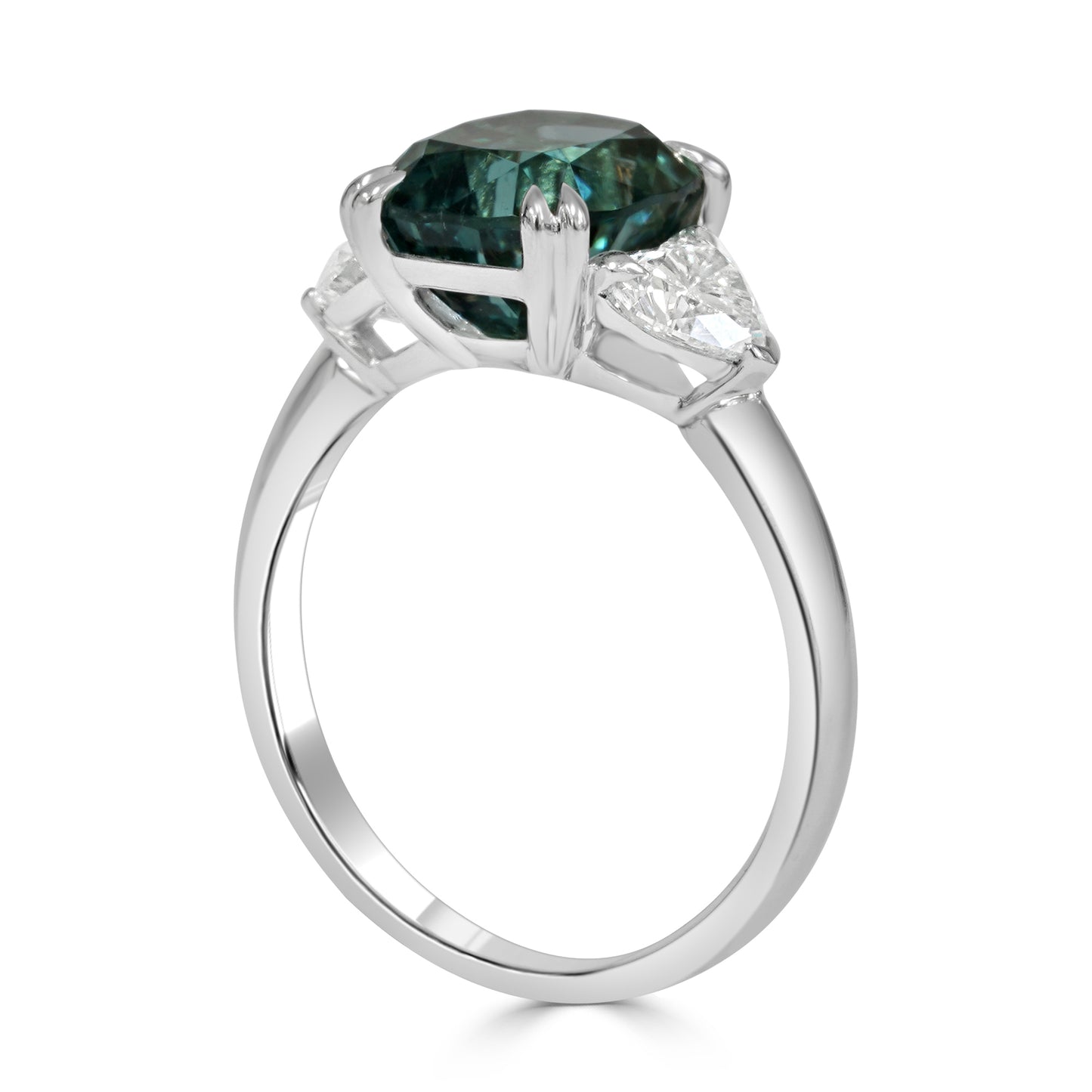 Laysa - Lagoon Green Tourmaline & Diamond Trilogy