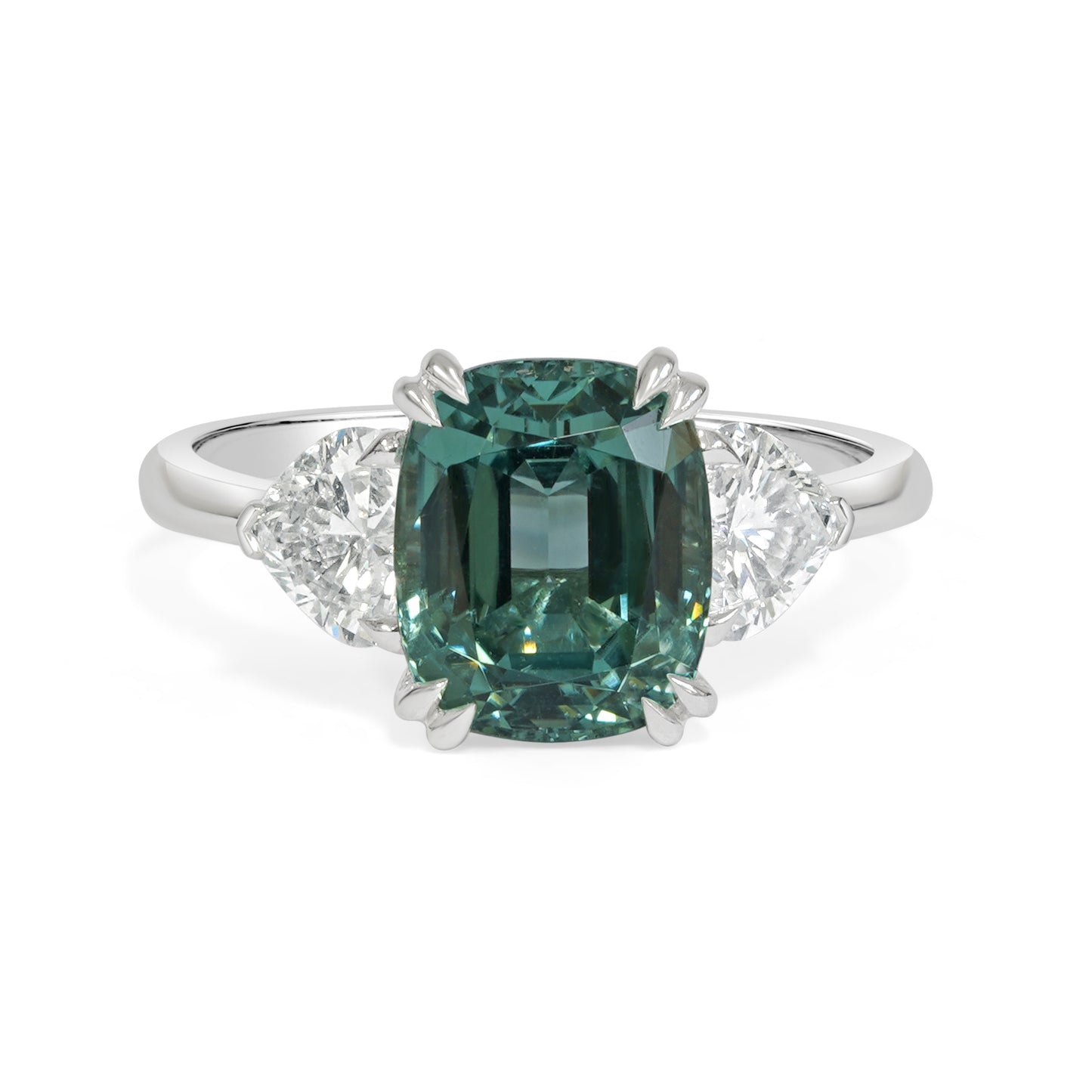 Laysa - Lagoon Green Tourmaline & Diamond Trilogy