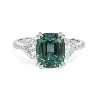 Laysa - Lagoon Green Tourmaline & Diamond Trilogy