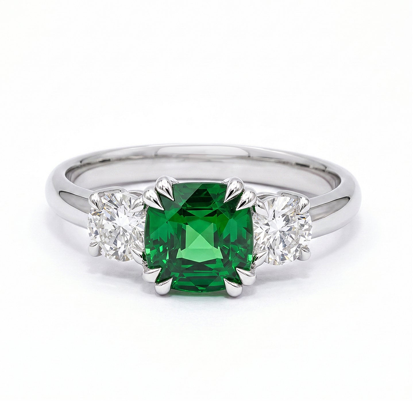 Tsavorite and Diamond Dress Ring
