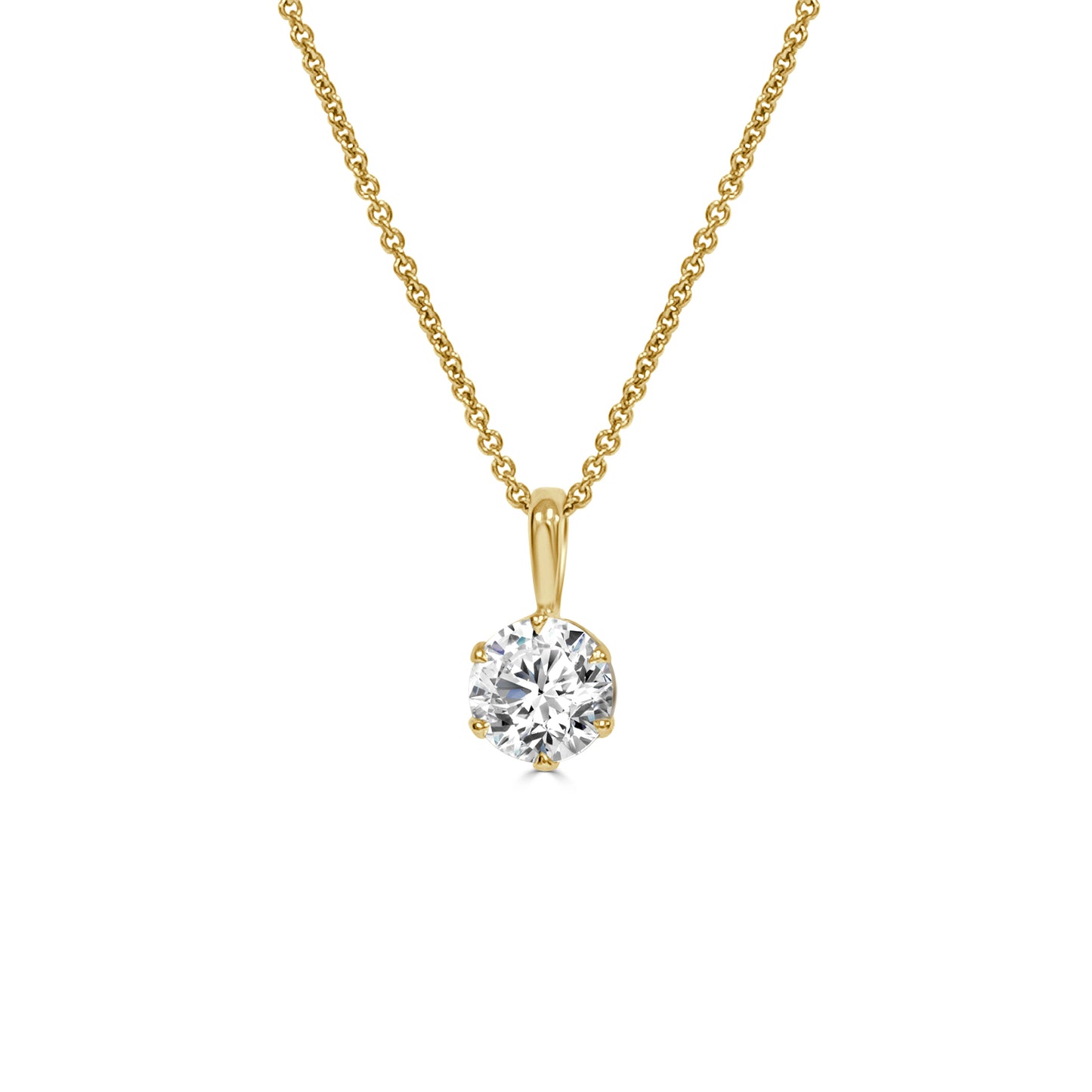 Lab Grown Diamond Solitaire Pendant