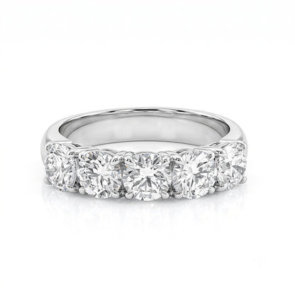 18K White gold Diamond Band