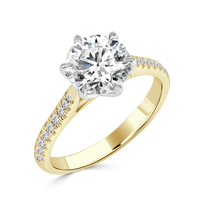 Eira - 2 Carat Lab Diamond Engagaement Ring