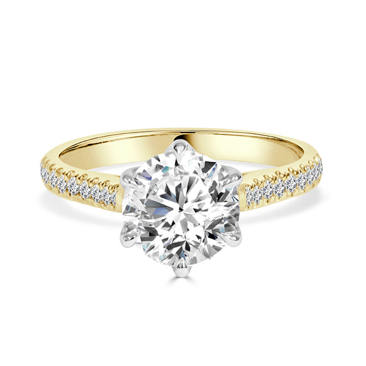 Eira - 2 Carat Lab Diamond Engagaement Ring