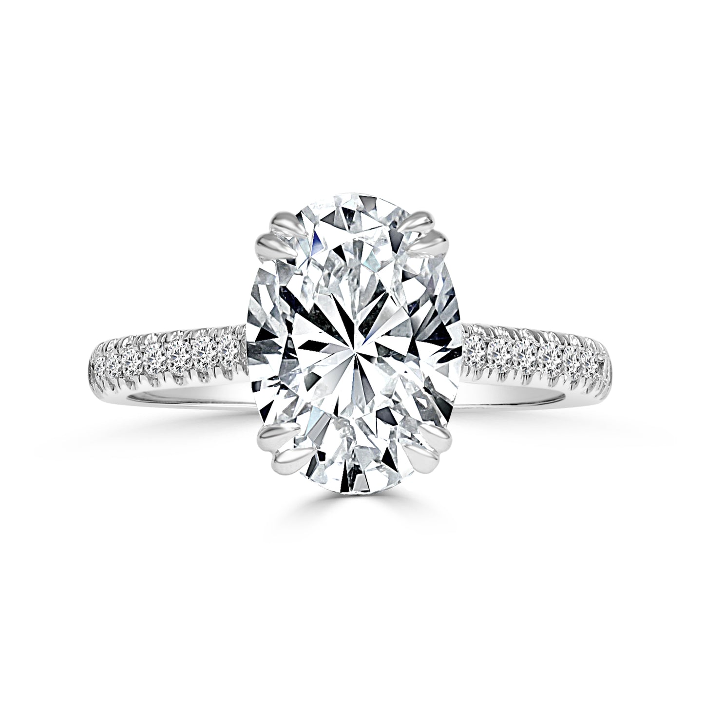 Venus - Oval Lab Grown Diamond Engagement Ring