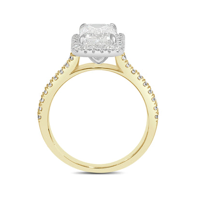 Estelle - Emerald Cut Lab Grown Diamond Engagement Ring