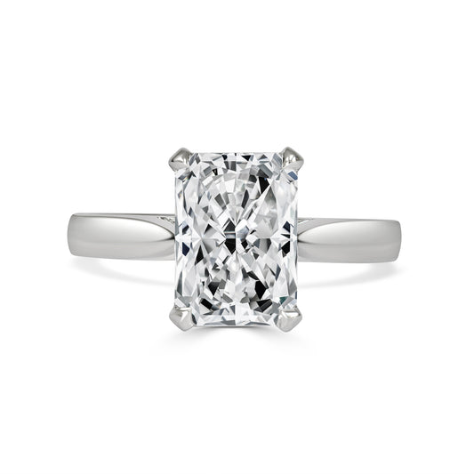 Azura - Long Radiant Cut Lab Grown Diamond Engagement Ring