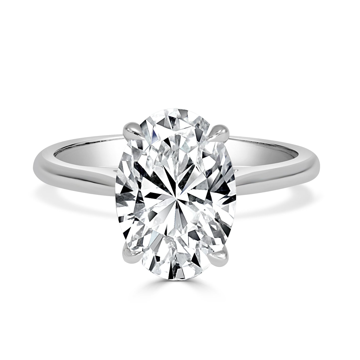 Lunara -Oval Lab Grown DiamondEngagement Ring
