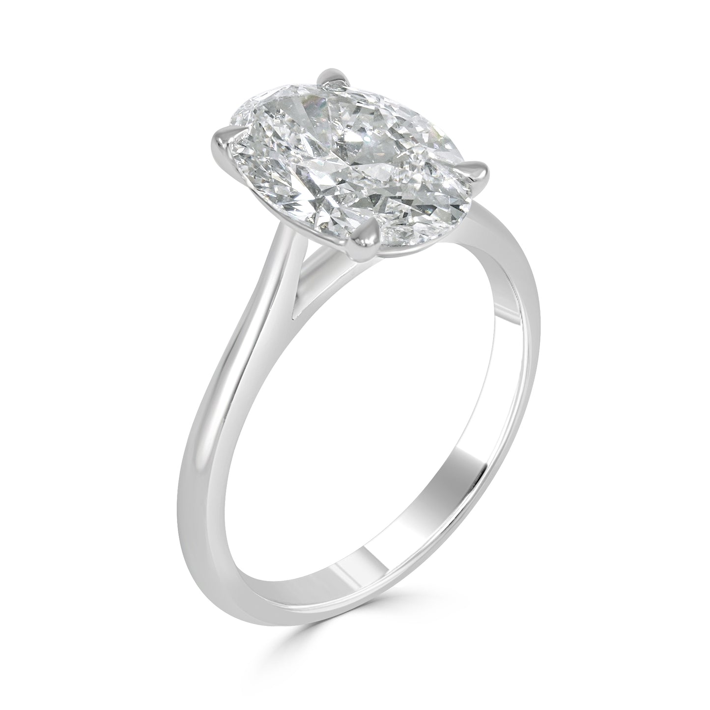 Lunara -Oval Lab Grown DiamondEngagement Ring