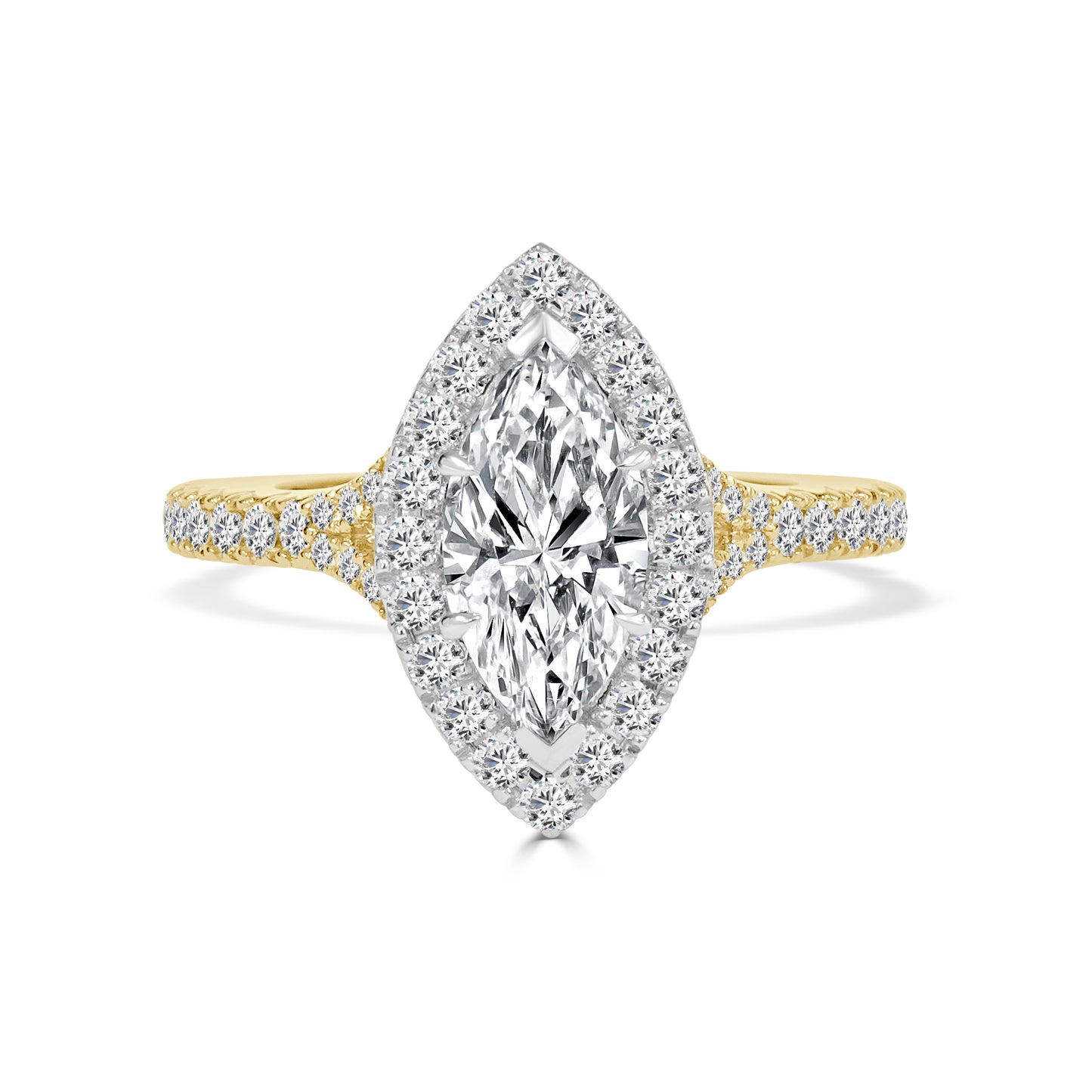 Halley - Marquise Lab Grown Diamond Engagement Ring