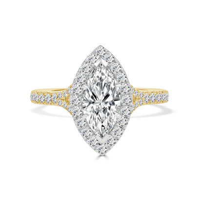 Halley - Marquise Lab Grown Diamond Engagement Ring