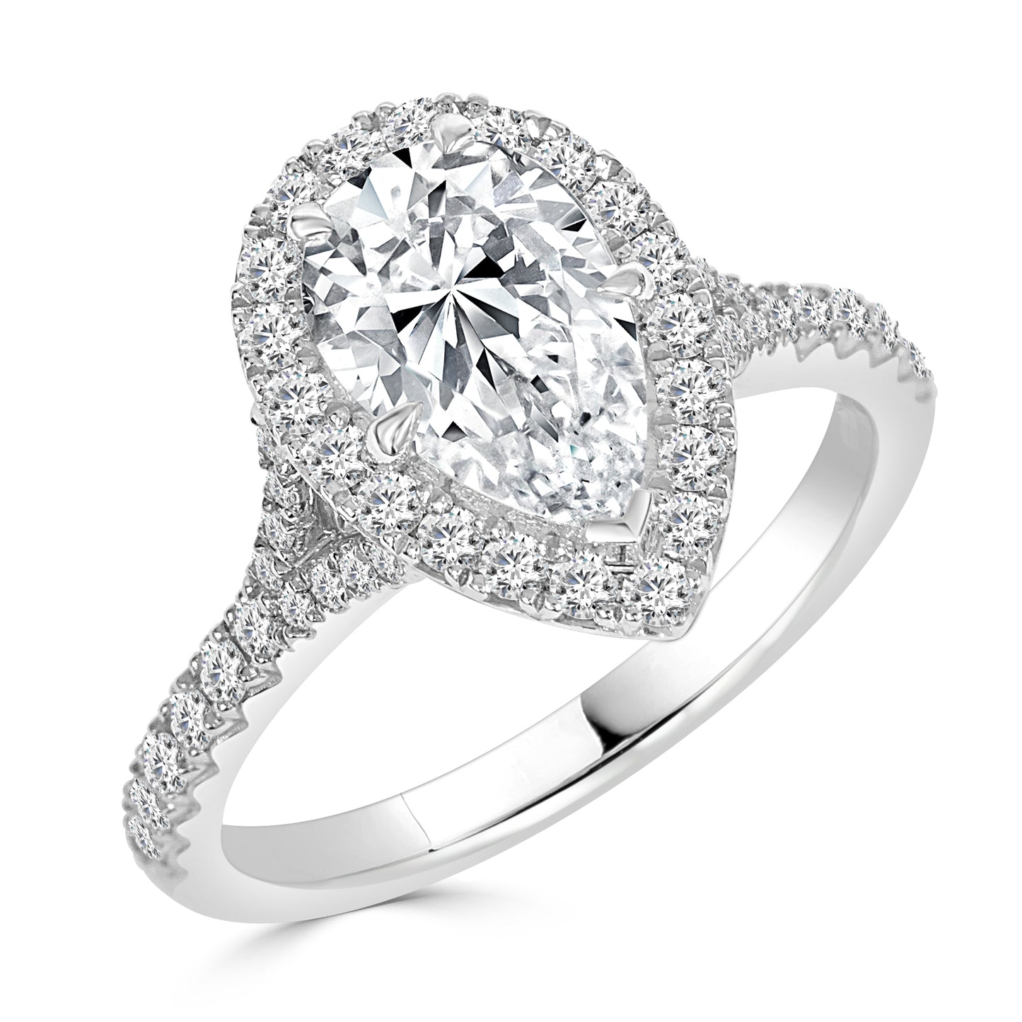 Halley – 1.59ct Pear Cut Lab Grown Diamond Engagement Ring