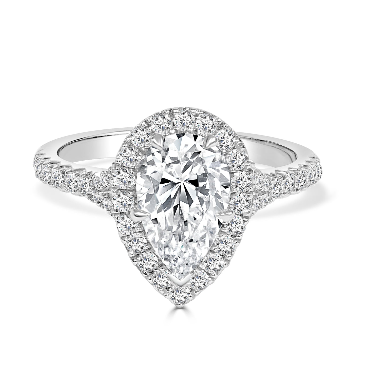 Halley – 1.59ct Pear Cut Lab Grown Diamond Engagement Ring
