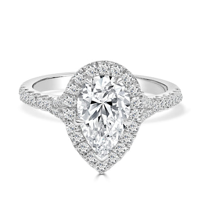 Halley – 1.59ct Pear Cut Lab Grown Diamond Engagement Ring