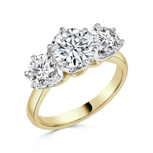 Marinda – 2 Carat Trilogy Diamond Engagement Ring image 1