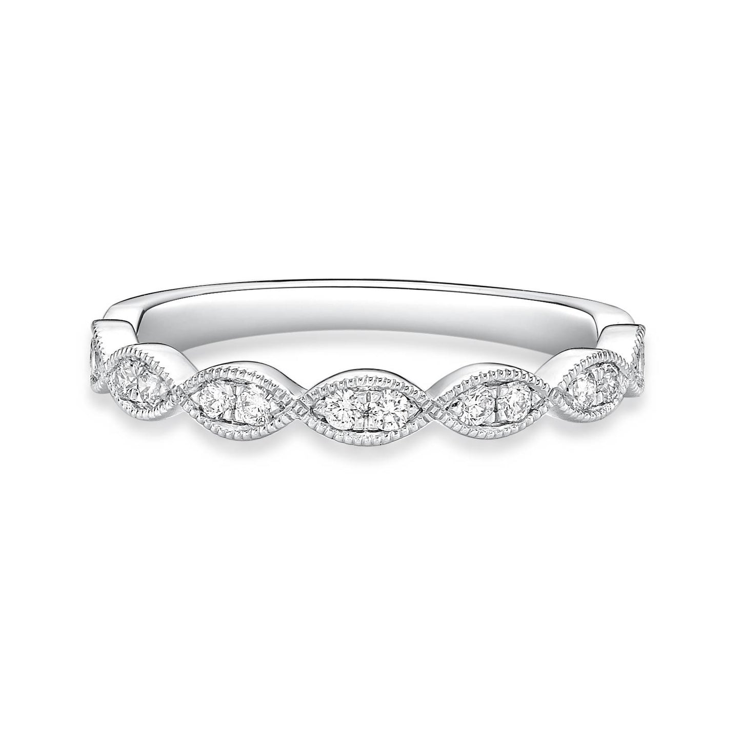 18K Marquise Diamond Dress Ring image 0