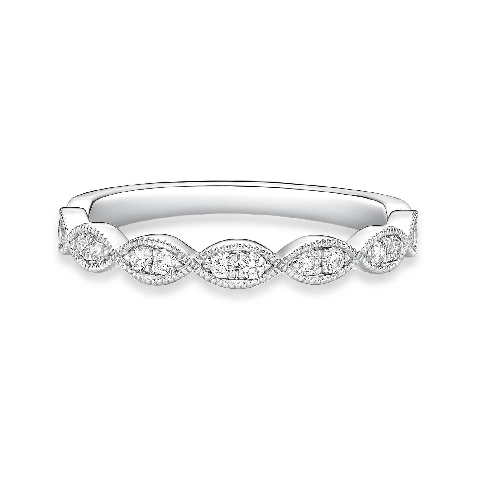 18K Marquise Diamond Dress Ring image 0