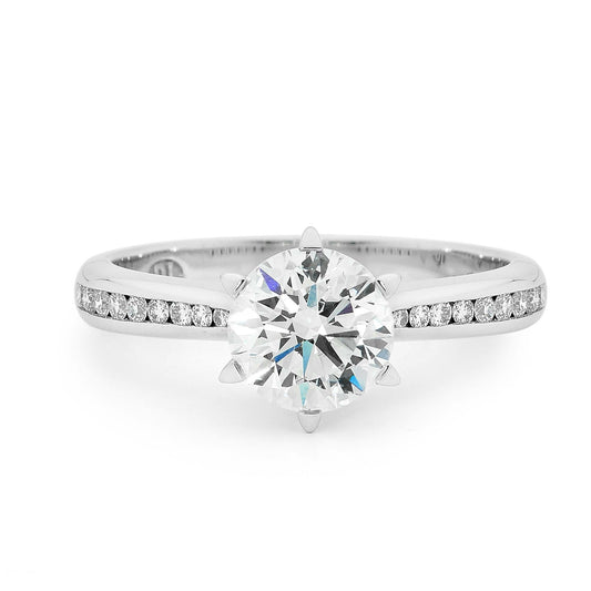 Stella Round Brilliant Diamond Engagement Ring image 0