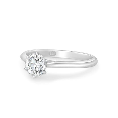 18K 0.70ct Round Brilliant Cut Diamond Solitaire image 1