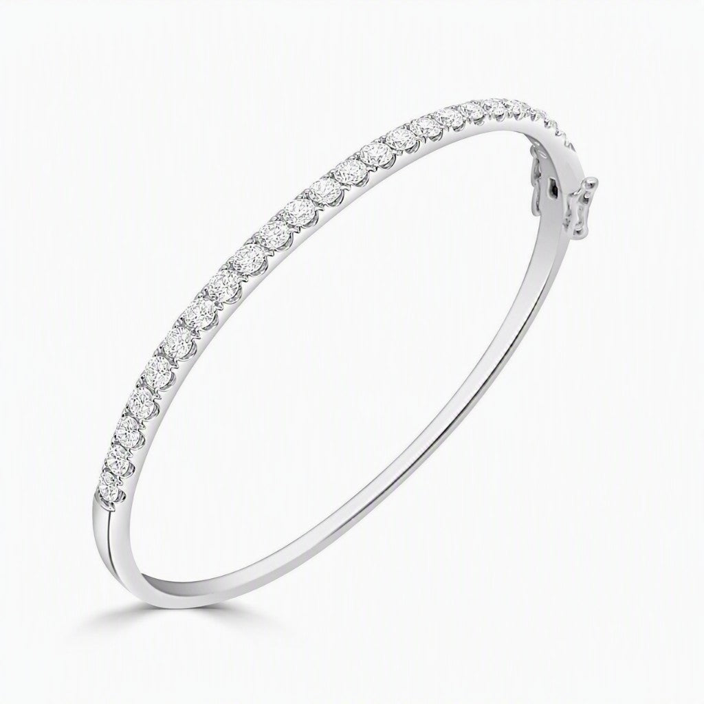2 Carat Natural Diamond Bangle