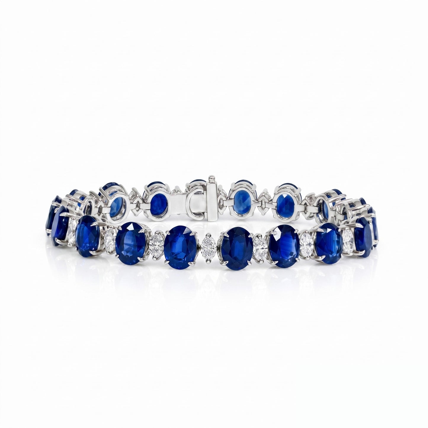 Sapphire and Diamond Bracelet