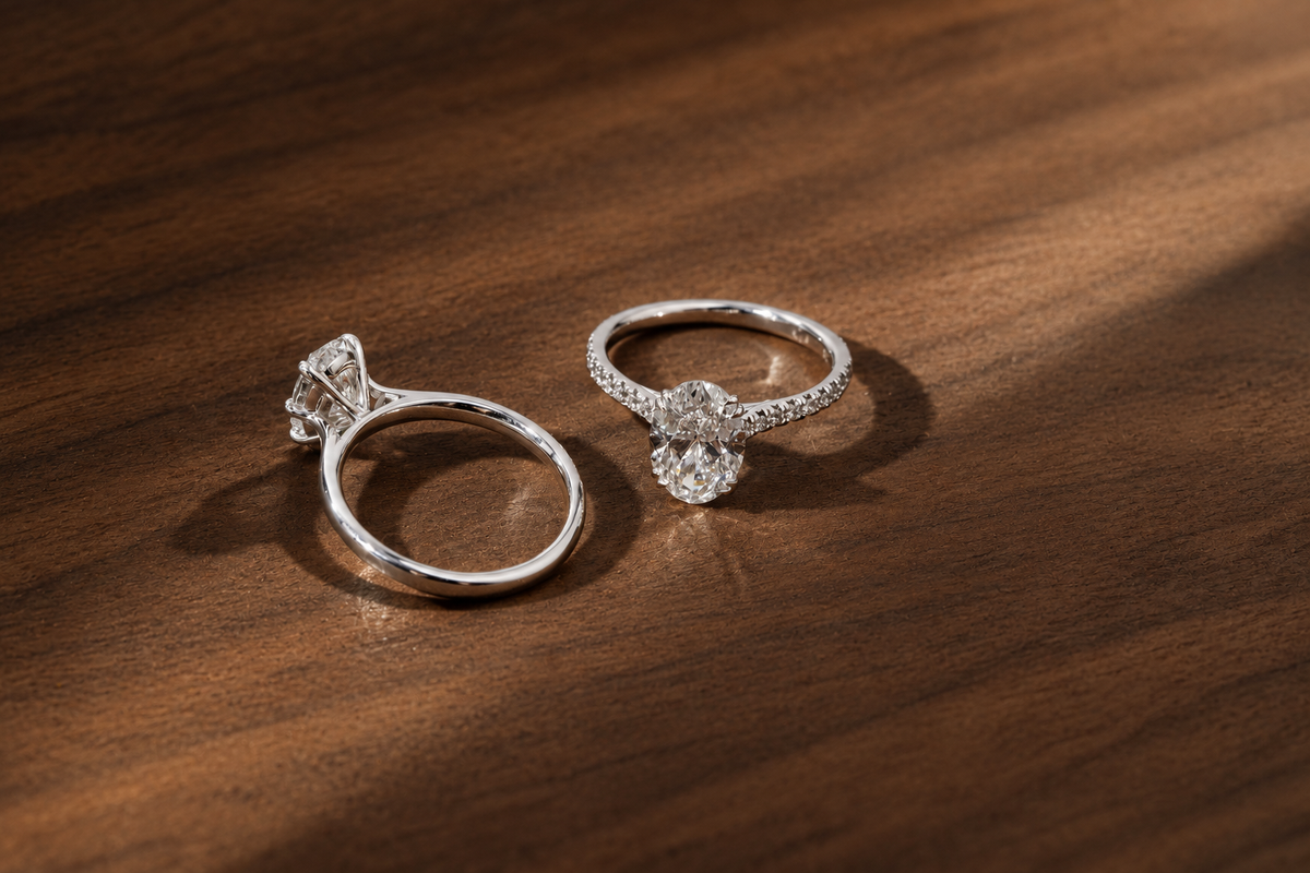 Venus - Oval Lab Grown Diamond Engagement Ring