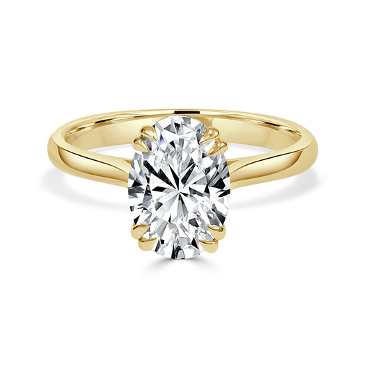 Adora - Oval Cut Lab Grown Diamond Engagement Ring