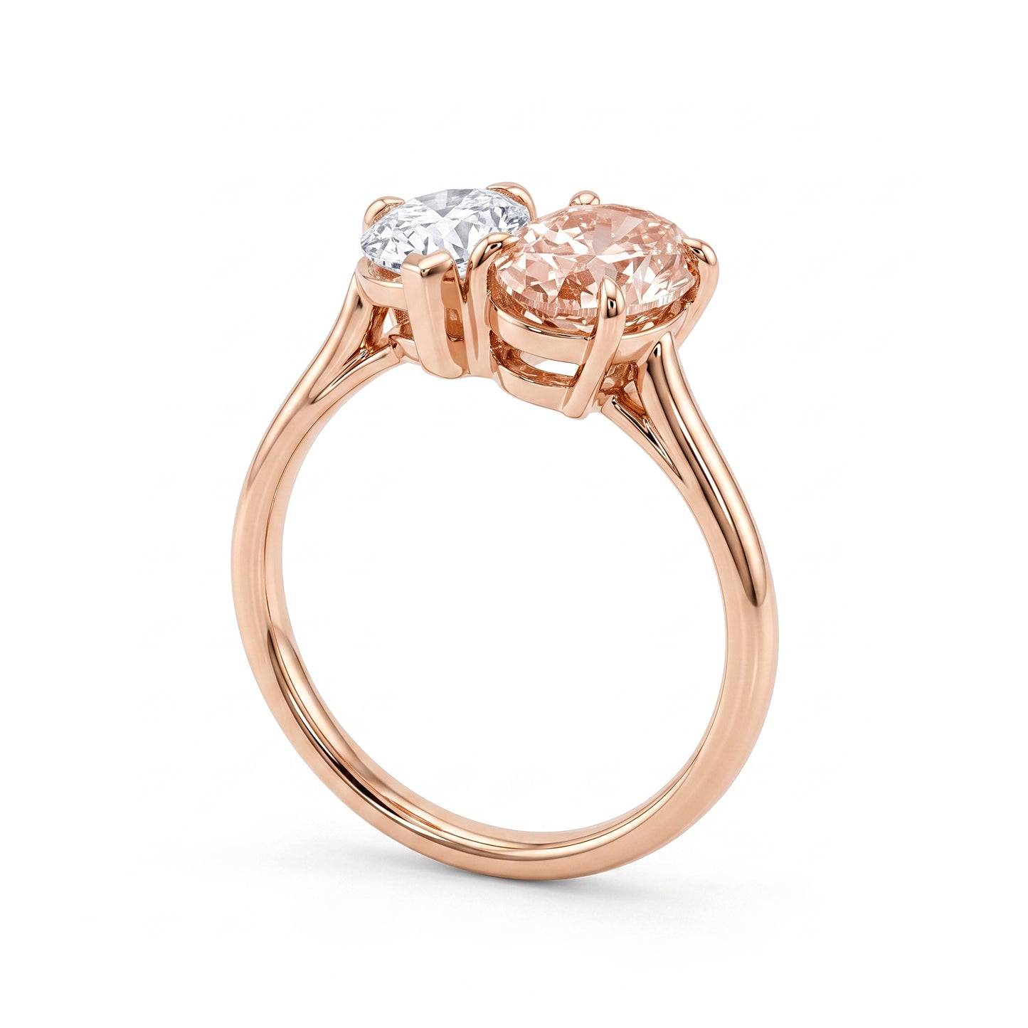 Oval & Pear Lab Grown Diamond Duo Ring