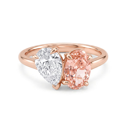 Oval & Pear Lab Grown Diamond Duo Ring