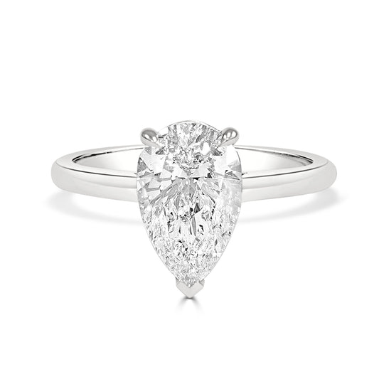 Lunara - White Gold Lab Grown Diamond Engagement Ring