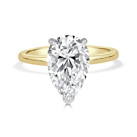 Lunara - 3 Carat Lab Grown Diamond Solitaire Engagement Ring