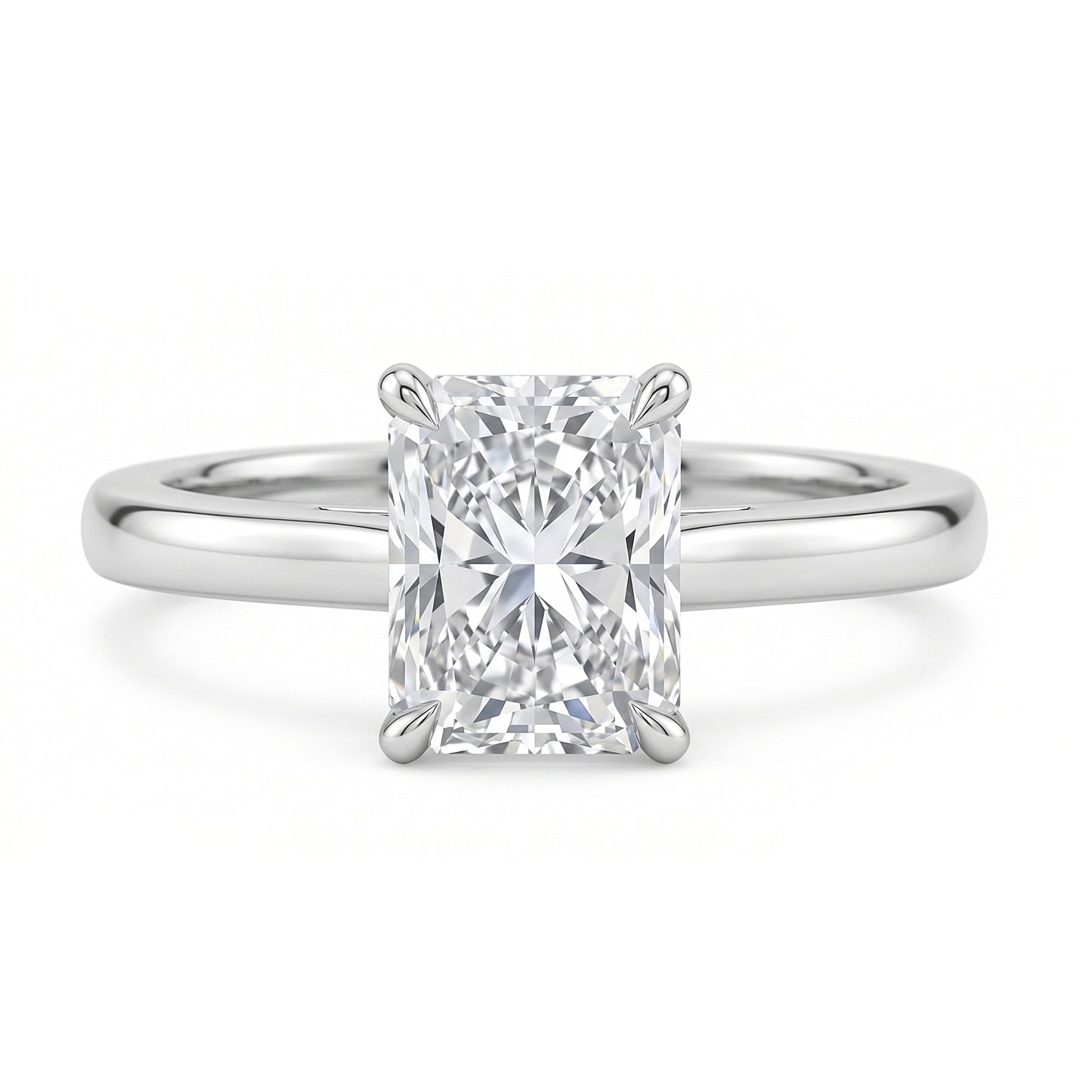 Indira - Radiant Cut Lab Grown Engagement Ring