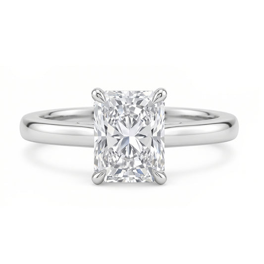 Indira - Radiant Cut Lab Grown Engagement Ring