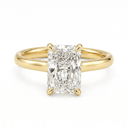Indira - Radiant Cut Lab Grown Engagement Ring