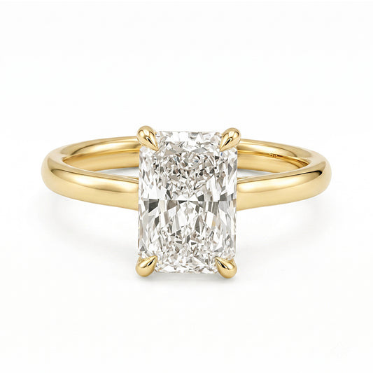 Indira - Radiant Cut Lab Grown Engagement Ring