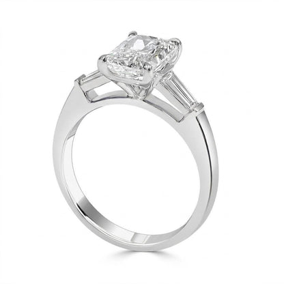 Elara - Radiant Cut Lab Grown Diamond Engagement Ring
